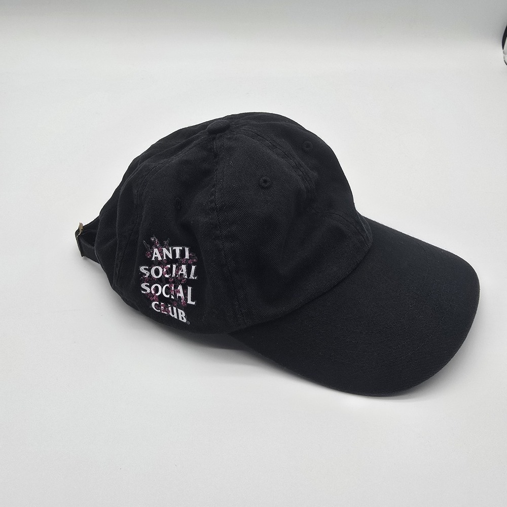 Anti Social Social Club x Arizona Floral Hat Black Adjustable Strapback ASSC